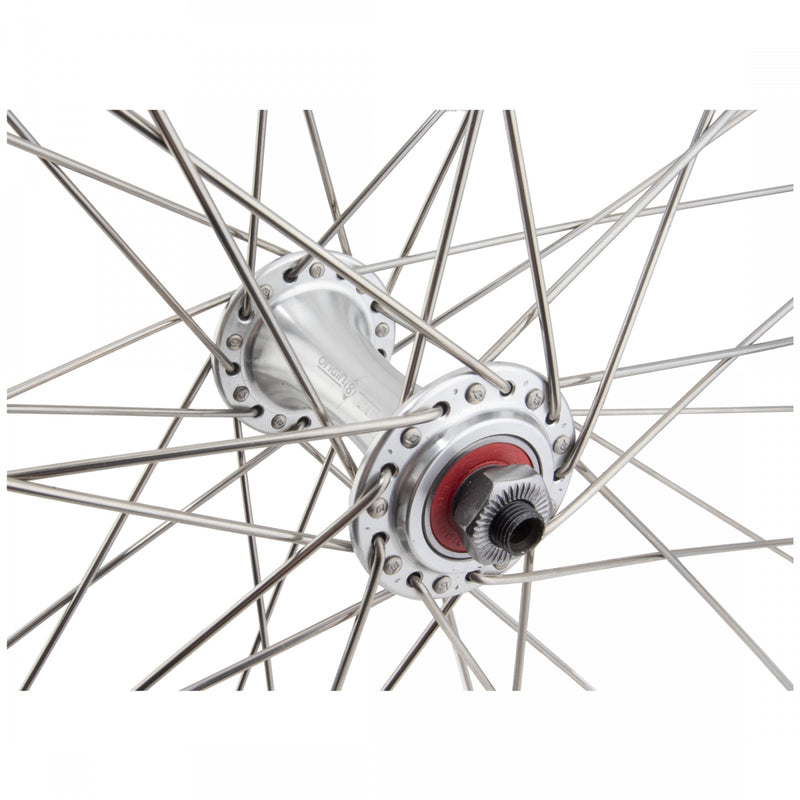 Load image into Gallery viewer, Wheel Master 27in Sun M13-II Front QRx100mm Double Wall Rim Brake Clincher Sil