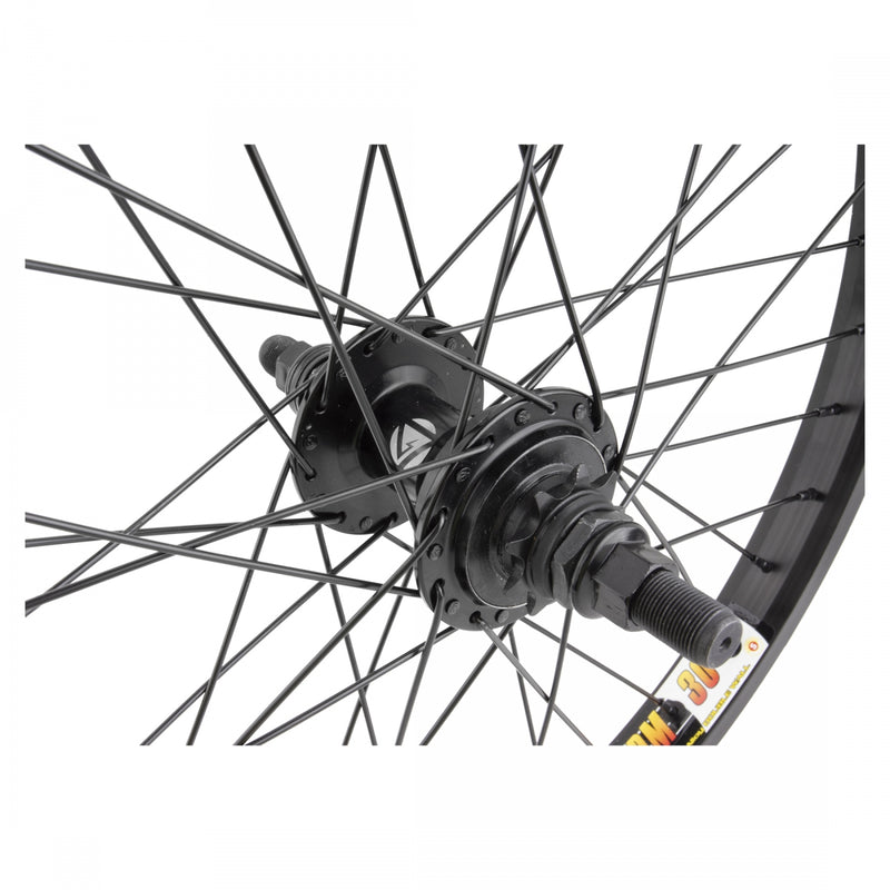 Load image into Gallery viewer, Wheel Master 20in Alloy WEI DM30 RR B/O 3/8x110mm BkOpsMX-2000 Rim Brake Black