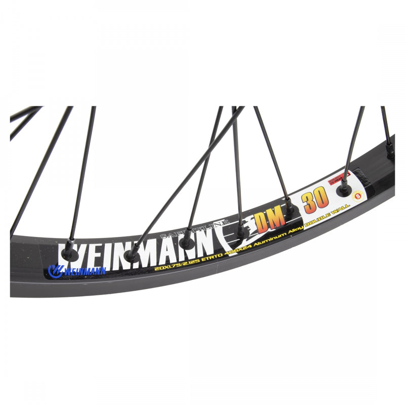 Load image into Gallery viewer, Wheel Master 20in Alloy WEI DM30 RR B/O 3/8x110mm BkOpsMX-2000 Rim Brake Black