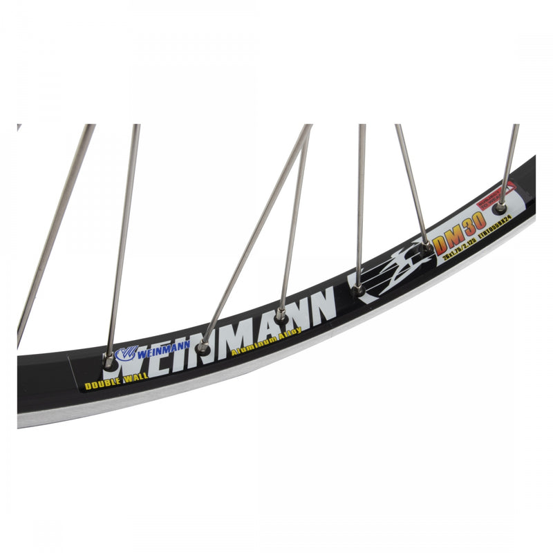 Load image into Gallery viewer, Wheel Master 26in WEI DM30 Rear QRx135mm Freewheel Double Wall Rim Brake Black