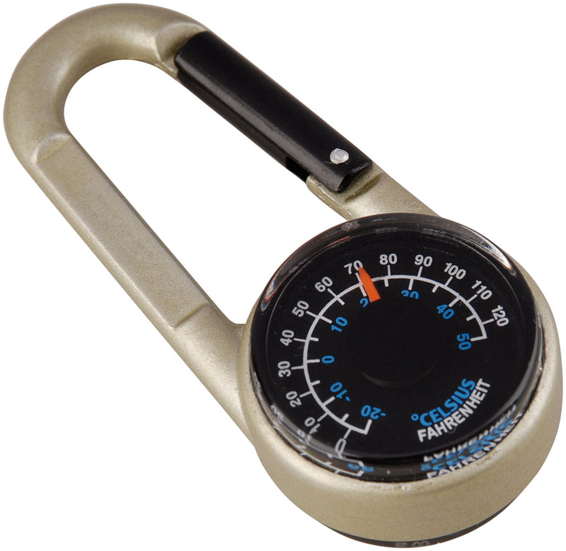 Load image into Gallery viewer, Munkees Carabiner Compass with Thermometer - Essential Outdoor Accessory