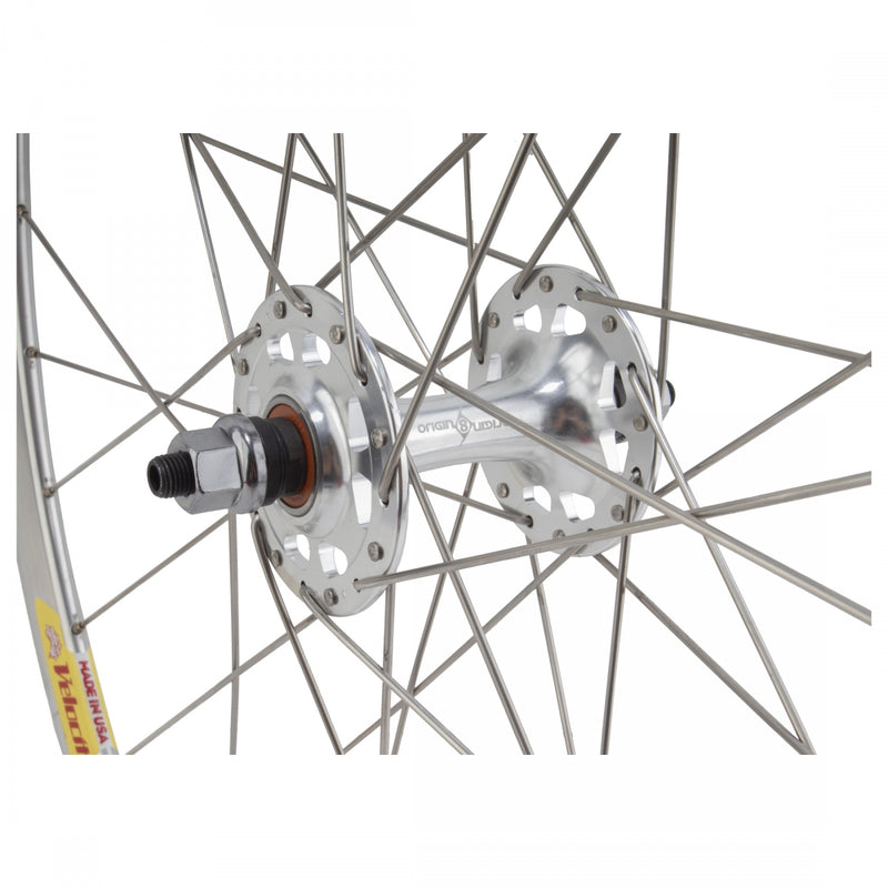 Load image into Gallery viewer, Wheel Master 700C Alloy Fixed Gear Double Wall 700C SET Velocity Deep-V RIM