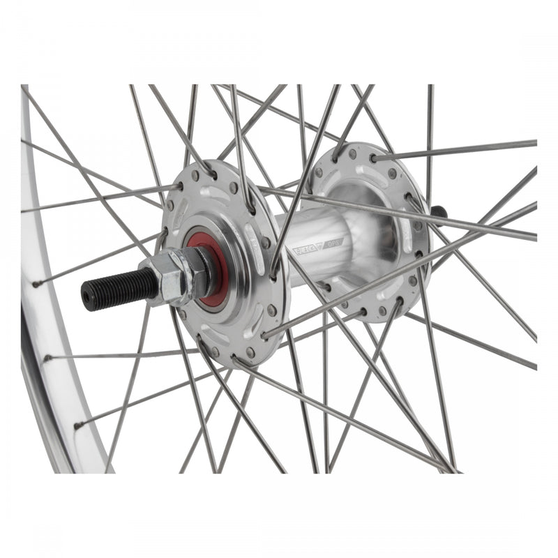 Load image into Gallery viewer, Black Ops DW1.1 Wheelset 26in B/O 3/8inx100-110mm BkOps MX1100 Rim Brake Sil