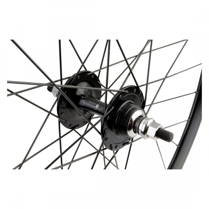 Load image into Gallery viewer, Wheel Master 700c OR8 TA42 Rear B/O 10x120mm Fixie Rim Brake Clincher Black