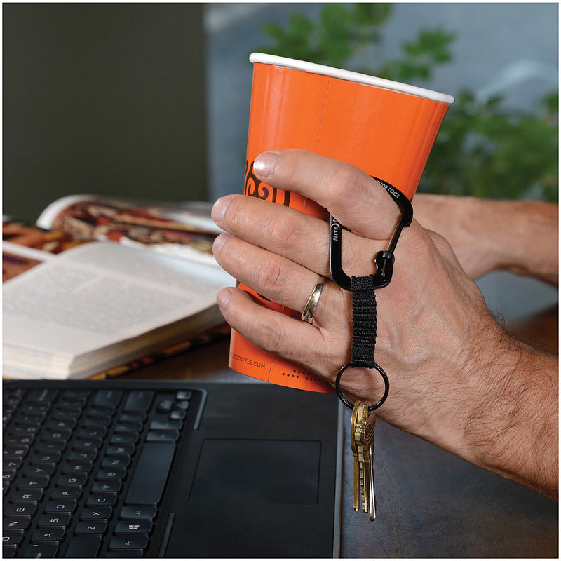 Load image into Gallery viewer, Nite Ize Slidelock Key Ring - Secure and Stylish Black Assorted Key Chains