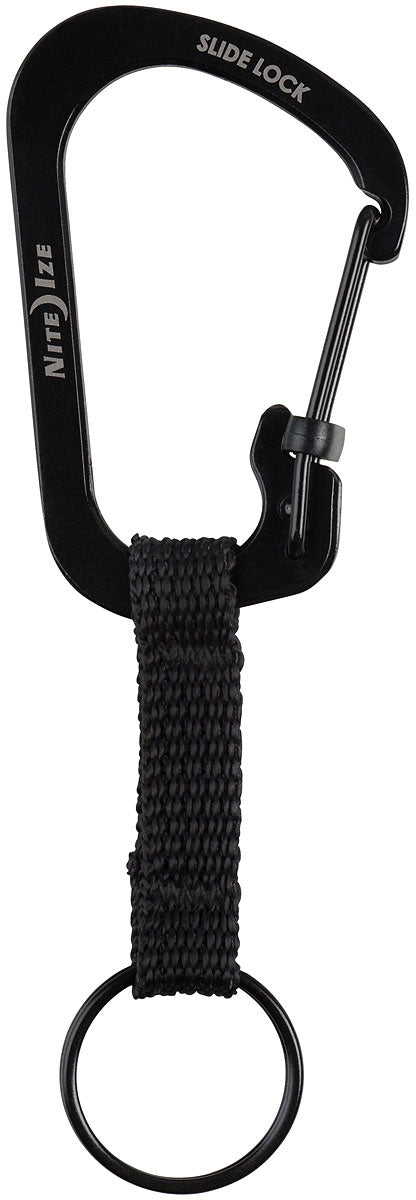 Load image into Gallery viewer, Nite Ize Slidelock Key Ring - Secure and Stylish Black Assorted Key Chains