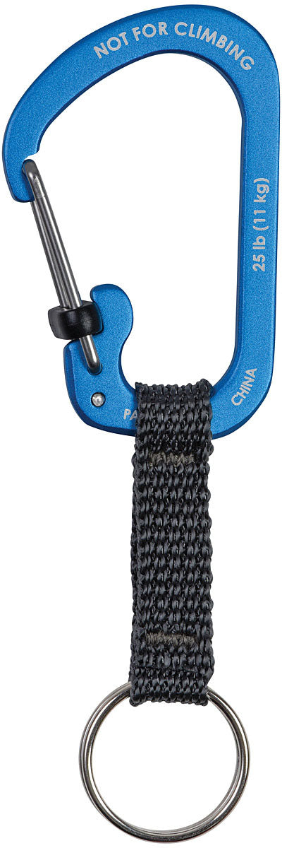 Load image into Gallery viewer, Nite Ize Slidelock Key Ring - Aluminum Key Ring in Blue Assorted Key Chains