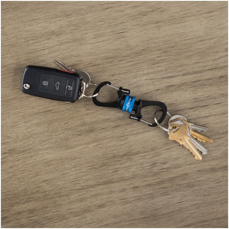 Load image into Gallery viewer, Nite Ize 360° Magnetic Lock Dual Carabiner - Blue Accessory Carabiners for Secure and Convenient Attachment