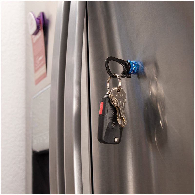 Load image into Gallery viewer, Nite Ize 360° Magnetic Lock Dual Carabiner - Blue Accessory Carabiners for Secure and Convenient Attachment