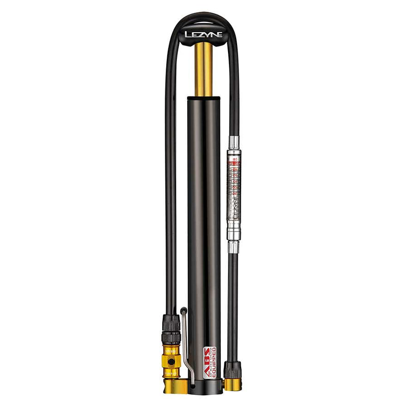 Load image into Gallery viewer, Lezyne Micro Floor Drive HVG Pump, ABS flip chuck, 90psi, Black, With Gauge
