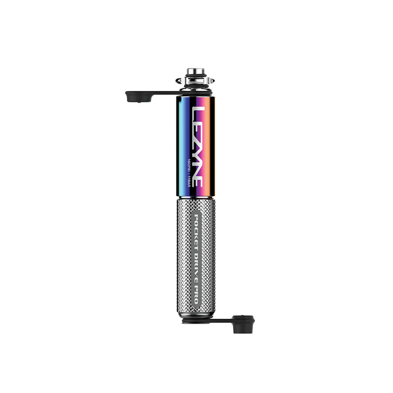 Load image into Gallery viewer, Lezyne Pocket Drive Pro Frame Pump - Neo Metallic Efficient Overlapping Handle