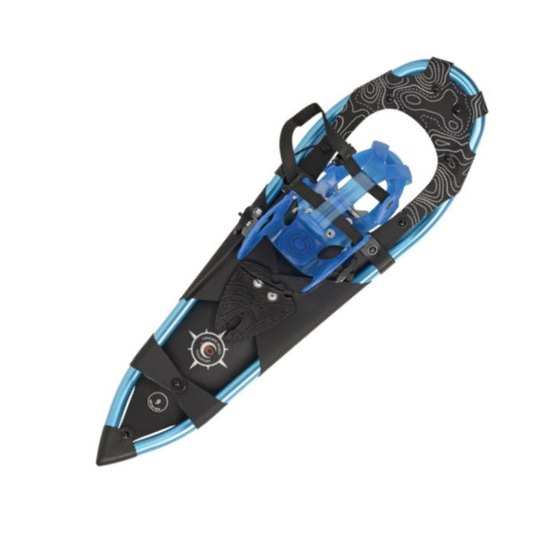 Load image into Gallery viewer, Crescent Moon Gold 9 All-Terrain Snowshoes Sawtooth 27 Teal Snowshoes - Premium Performance for Winter Adventures