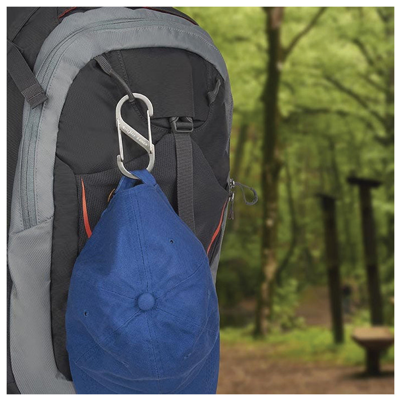 Load image into Gallery viewer, Nite Ize S-biner #3 - 3 Pack - Black/st: Secure and Versatile Keychain Clips