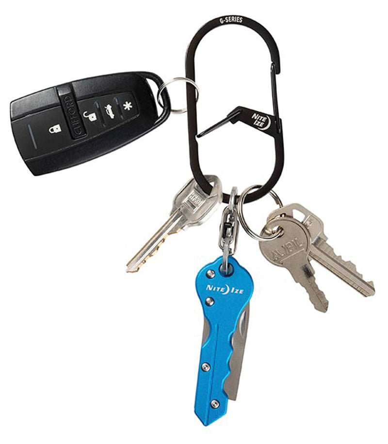 Load image into Gallery viewer, Nite Ize G-Series Carabiner #3 - Black: Secure Your Gear with Style