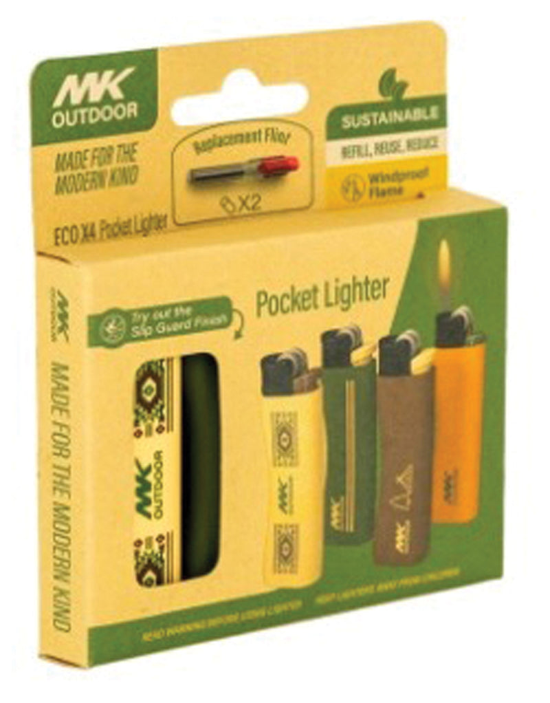 Load image into Gallery viewer, MK Lighter Eco Lighter 4 Pack: Sustainable and Reliable Fire Starters