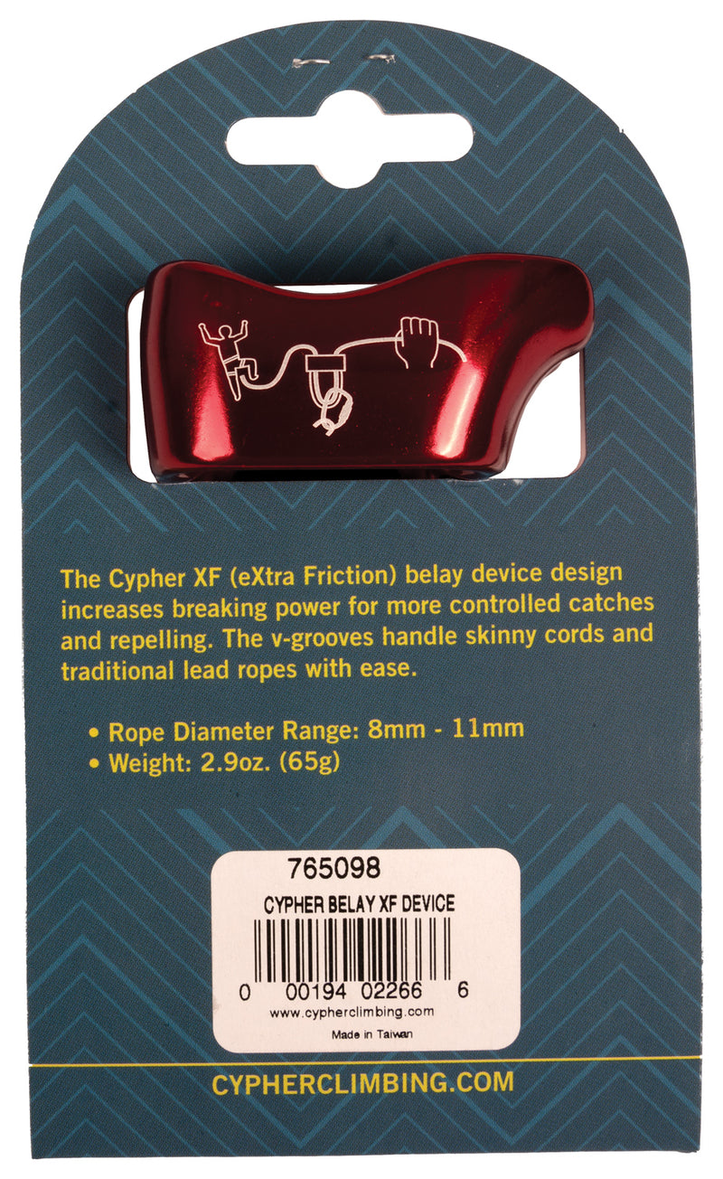 Load image into Gallery viewer, Cypher Xf Belay Device: Secure Climbing with 8mm-11mm Rope Compatibility