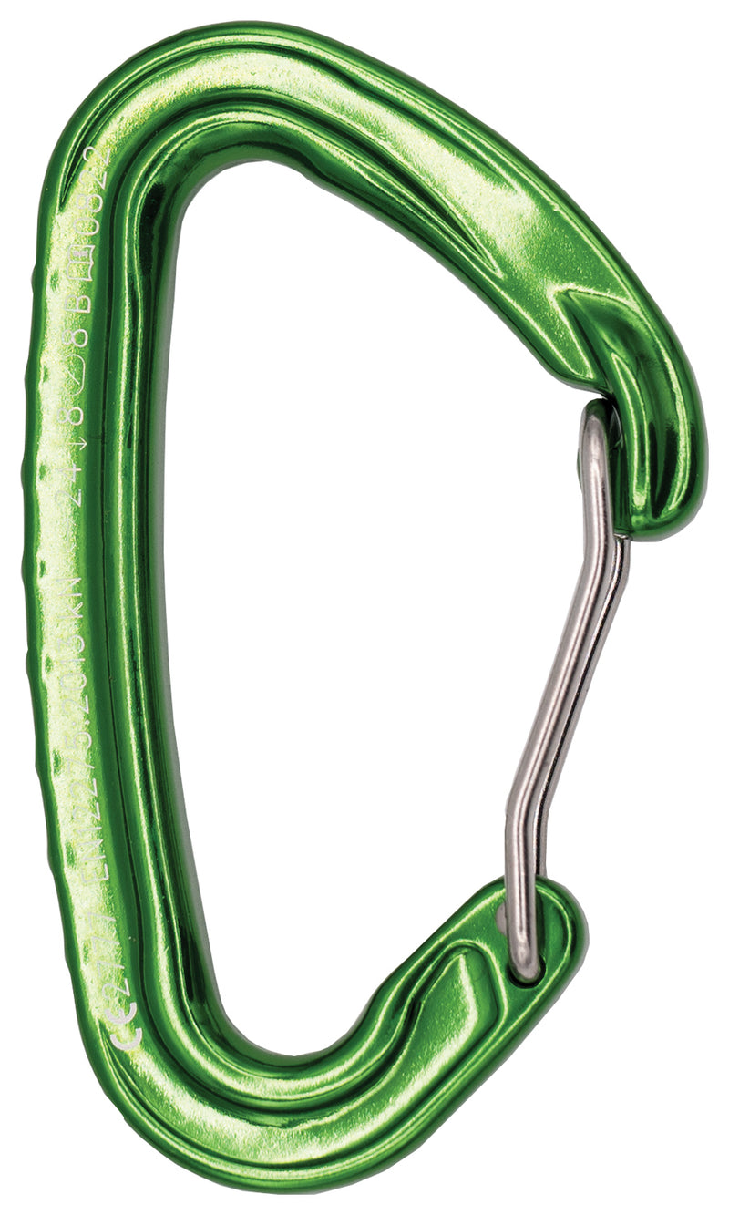 Load image into Gallery viewer, Premium Quality Cypher Ceres II Wire Gate Carabiners in Green - Set of 2