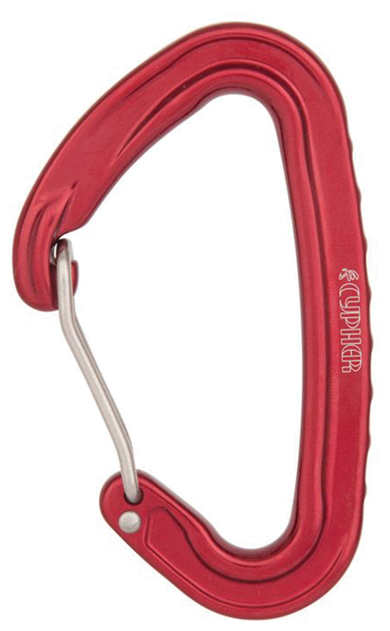 Load image into Gallery viewer, Premium Red Cypher Ceres II Wire Gate Carabiners - Set of 2