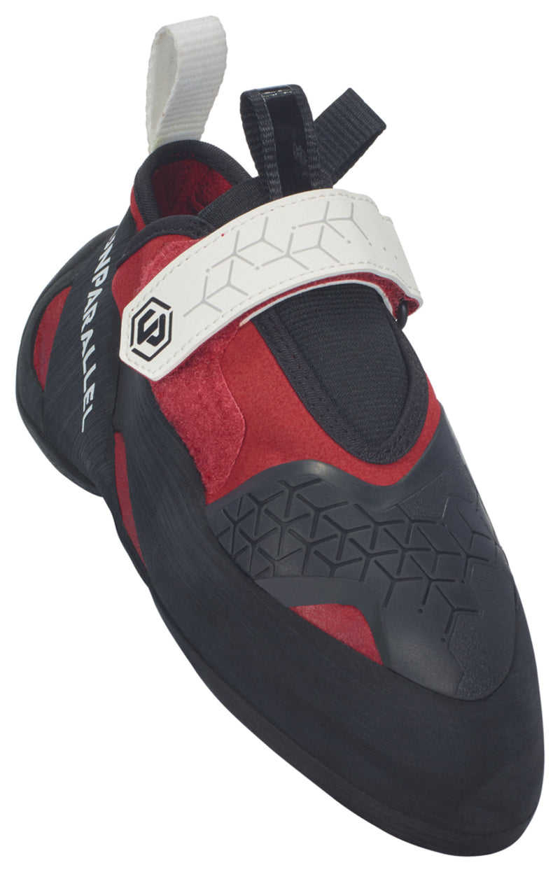 Load image into Gallery viewer, Unparallel Flagship Size 4.0 Red/White Climbing Shoes - Unleash Your Potential!