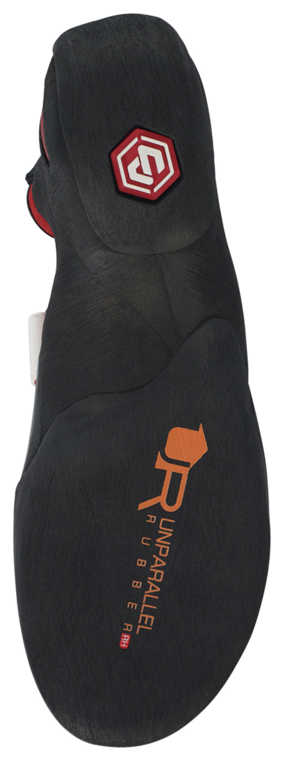 Load image into Gallery viewer, Unparallel Flagship Size 4.0 Red/White Climbing Shoes - Unleash Your Potential!