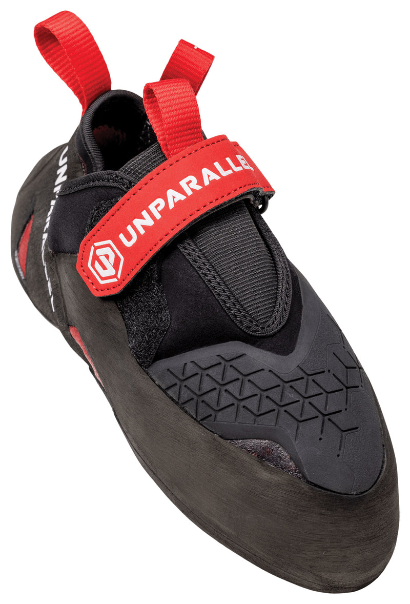 Load image into Gallery viewer, Unparallel Flagship Pro 7.5 Black/Red Climbing Shoes - Unmatched Performance and Style