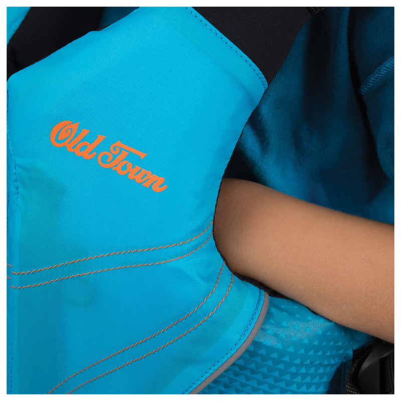 Load image into Gallery viewer, Old Town Inlet Jr PFD - Blue: Youth Life Jacket for Safe Water Adventures