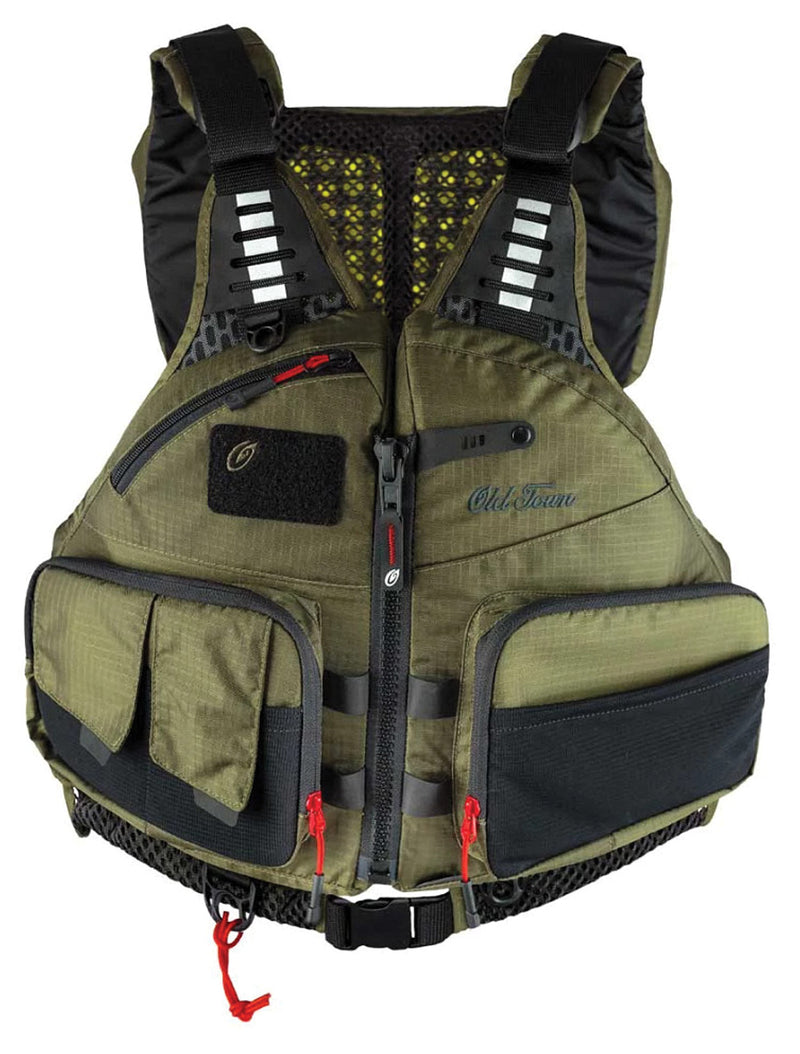 Load image into Gallery viewer, Old Town Lure Angler II PFD S/M Moss - Stay Safe and Comfortable on the Water!