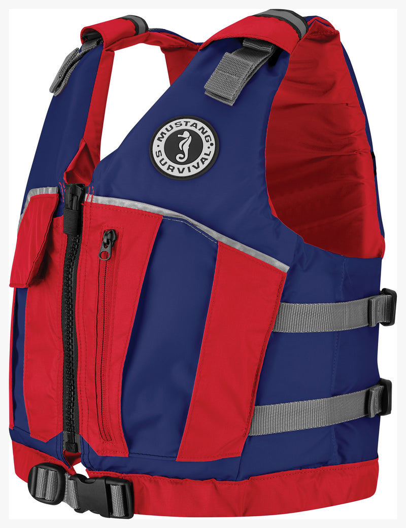 Load image into Gallery viewer, Mustang Survival Youth Reflex Foam Navy/red