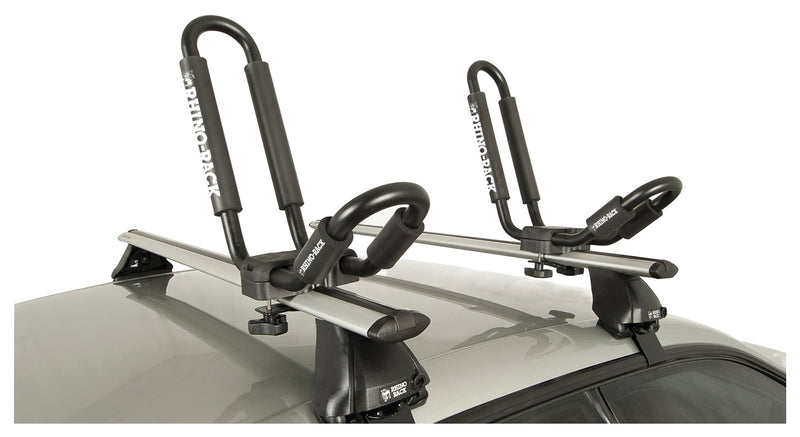 Load image into Gallery viewer, Rhino Rack Fixed J Style Kayak Carrier: Secure and Stylish Transport Solution