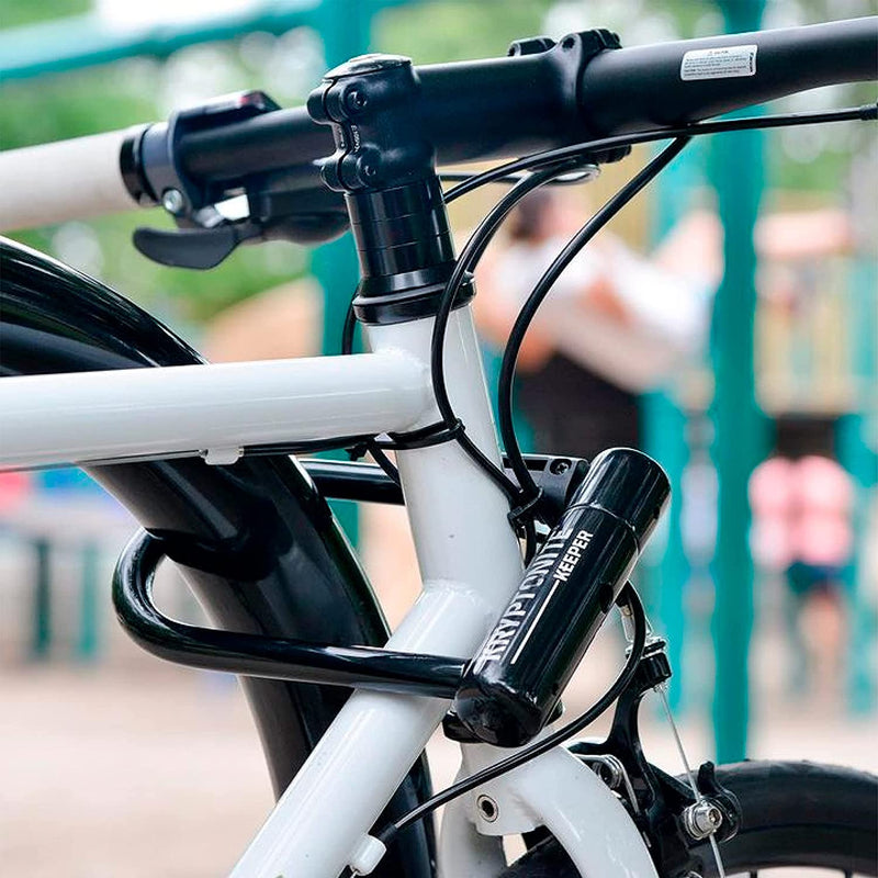 Load image into Gallery viewer, Kryptonite Keeper U-Lock with 12mm Hardened Steel, Keyed Bike Lock & Flex Cable