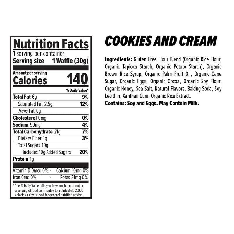 Load image into Gallery viewer, Honey Stinger Gluten-Free Organic Stinger Waffle Energy Cookies & Cream Box of 12 Yes
