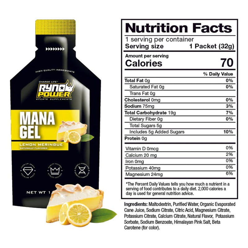 Load image into Gallery viewer, Ryno Power Mana Performance Gel Caddy, Lemon Meringue