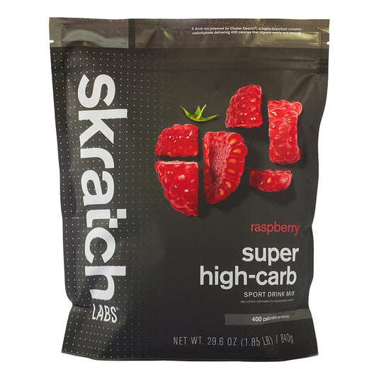 Skratch Labs Super High-Carb Drink Mix, Raspberry, Pouch, 8 servings