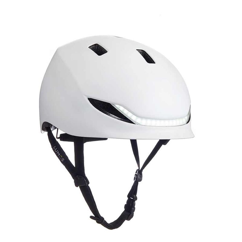 Load image into Gallery viewer, Lumos Street Helmet White U, 56 - 61cm