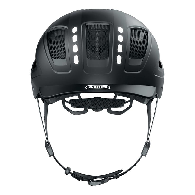 Load image into Gallery viewer, Abus Hyban 2.0 LED Helmet L, 56 - 61cm, Signal Black