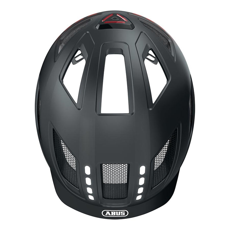 Load image into Gallery viewer, Abus Hyban 2.0 LED Helmet M, 52 - 58cm, Signal Black