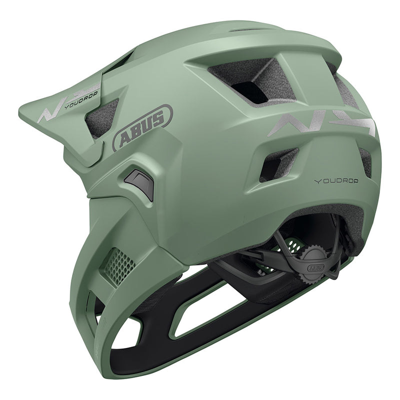 Load image into Gallery viewer, Abus YouDrop FF Helmet S 48 - 55cm, Mist Green