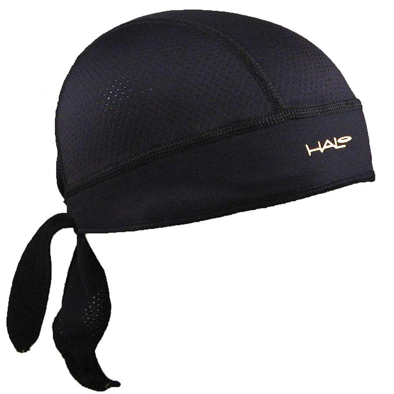 Load image into Gallery viewer, Halo Protex Bandana: Black Smooth, Comfortable Fit, Dryline Fabric
