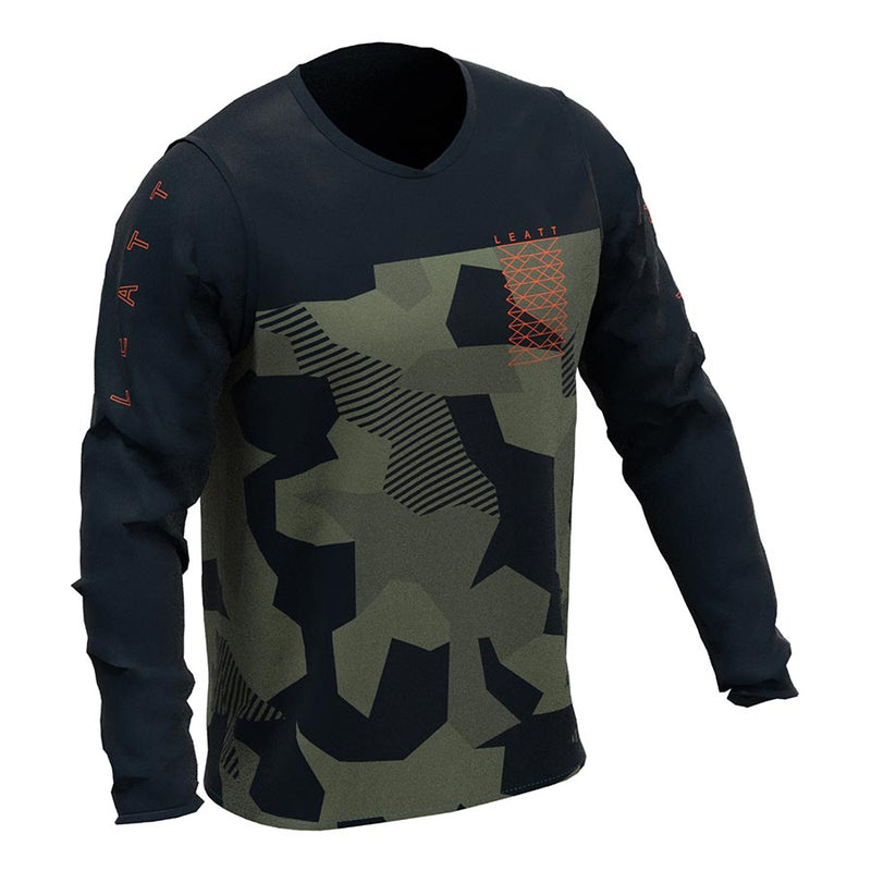 Load image into Gallery viewer, Leatt MTB Gravity 4.0 Jr Jersey, Camo, S