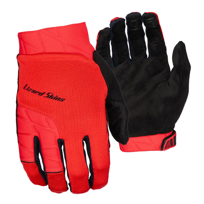 Load image into Gallery viewer, Lizard Skins Monitor Ops Full Finger Gloves, Crimson Red, L, Pair