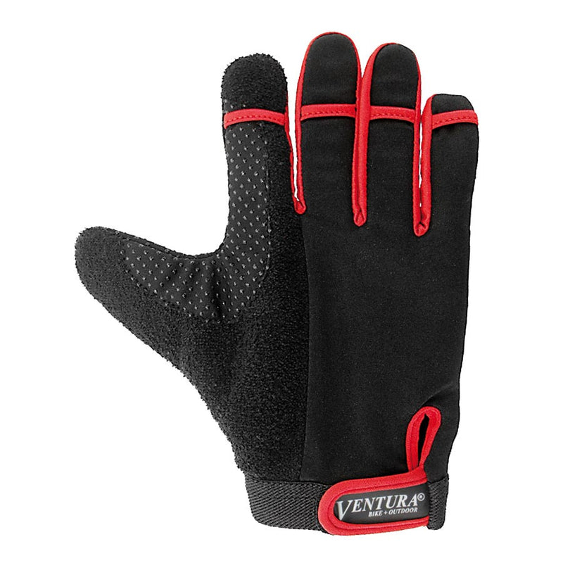 Load image into Gallery viewer, Ventura Full Finger Touch Full Finger Gloves, Red, L, Pair