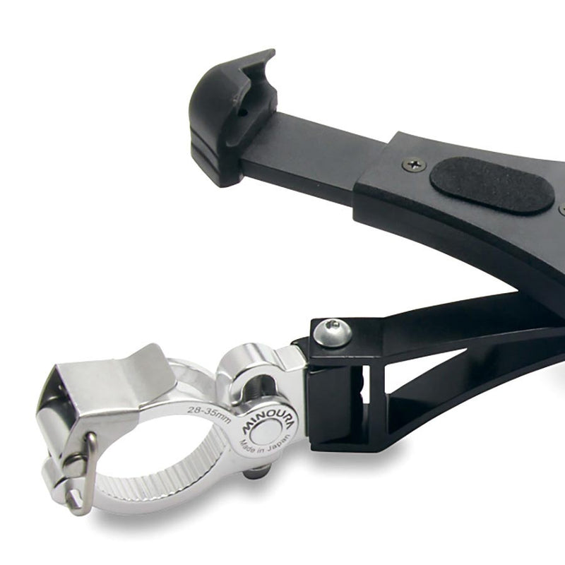 Load image into Gallery viewer, Minoura TPH-1 Handlebar Mount Tablet Computer Holder: 22.2-35mm clamp