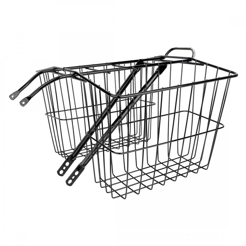 Load image into Gallery viewer, Wald Products Rear Twin Carrier Black Steel 6.25x13.5x11`