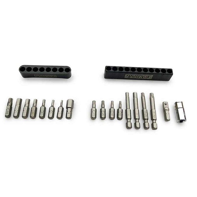 Load image into Gallery viewer, Pedro's Hex and Torx Bit Set II For Pedro's Torque Wrenches, 18 Piece Bit Set