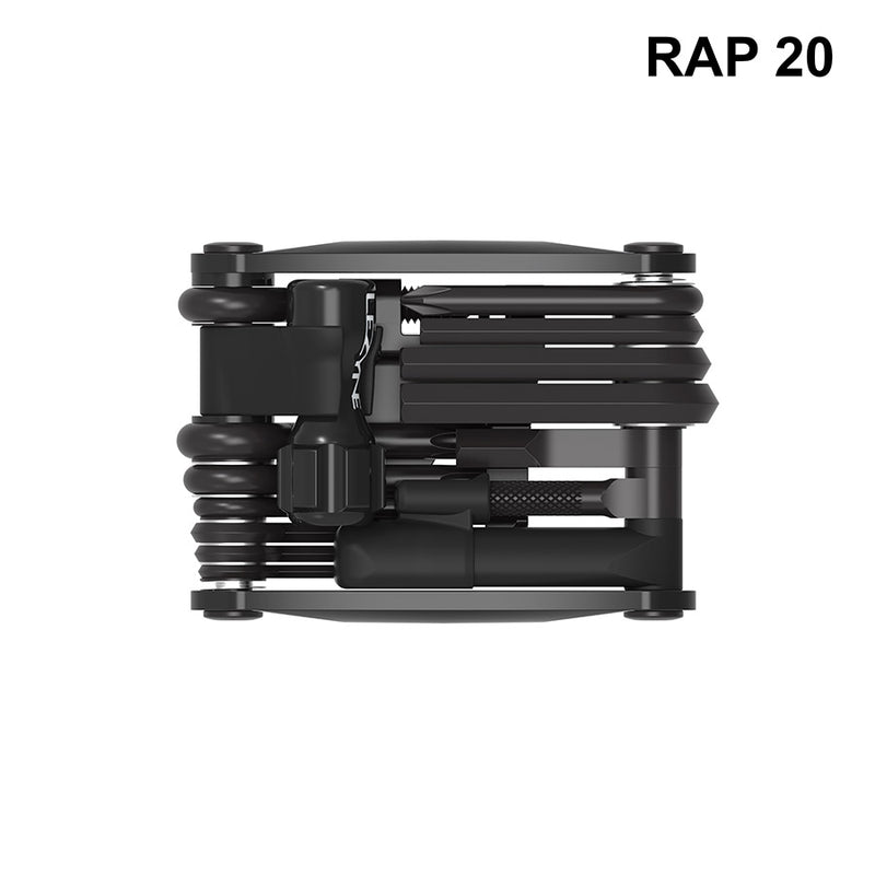 Load image into Gallery viewer, Lezyne Rap II - 20 Tubeless Multi Tool - 20 Tools, With Chain Tool, Tubeless Plug Kit, Co2 Inflator, Black
