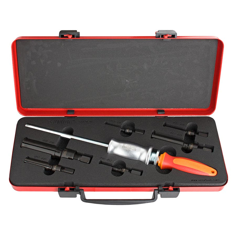 Load image into Gallery viewer, Unior Inner Bearing Puller Red/Orange