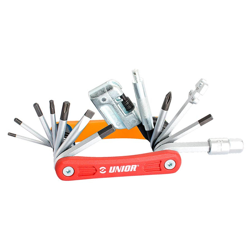 Load image into Gallery viewer, Unior EURO17 Multi-Tools Number of Tools: 17, Red/Orange