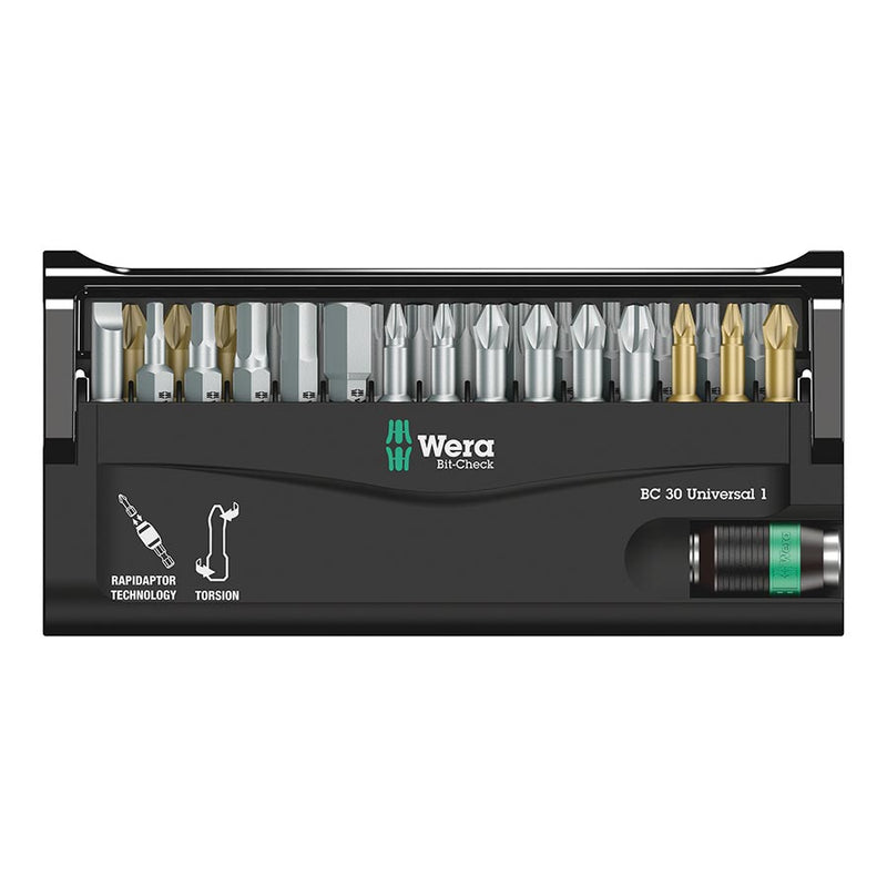 Load image into Gallery viewer, Wera Tool Bit-Check 30 Universal 1 Set