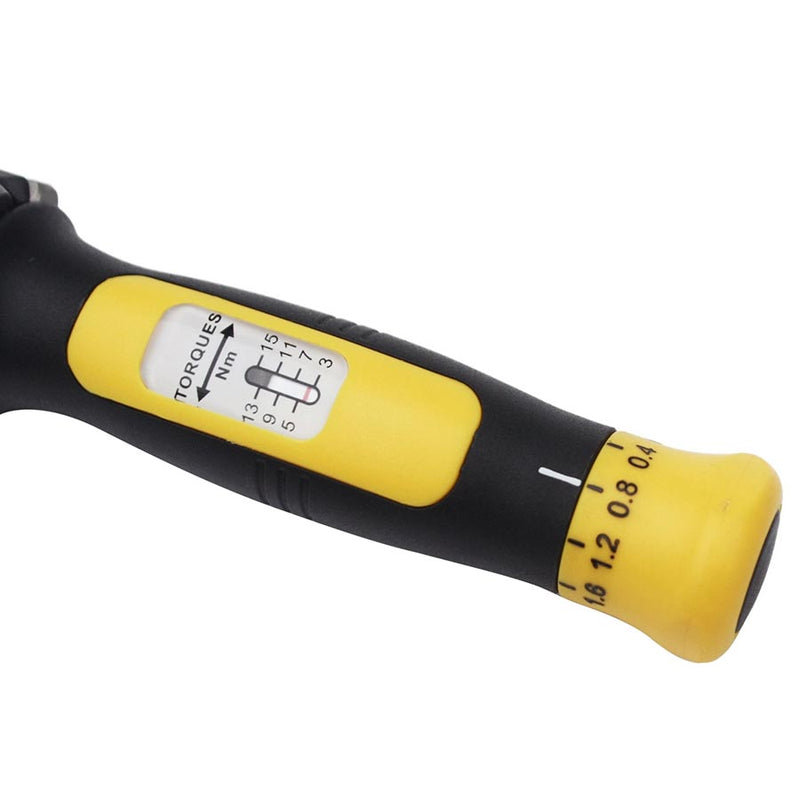 Load image into Gallery viewer, Pedros Demi Torque Wrench II & Bit SetBC4:BC15 Torque Wrench Black/Yellow 6460626