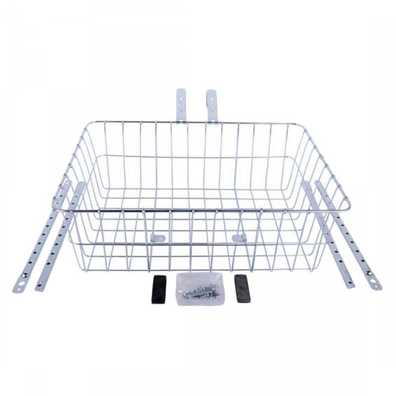 Load image into Gallery viewer, Wald Products #1372/1392 Multi-Fit Front Basket Silver Steel 18x13x6`